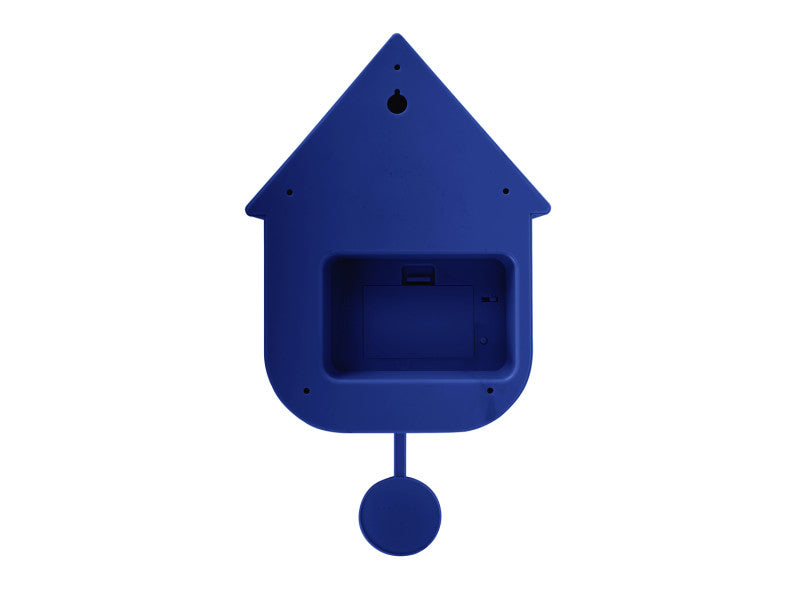 Modern Cuckoo Wall Clock - Cobalt Blue