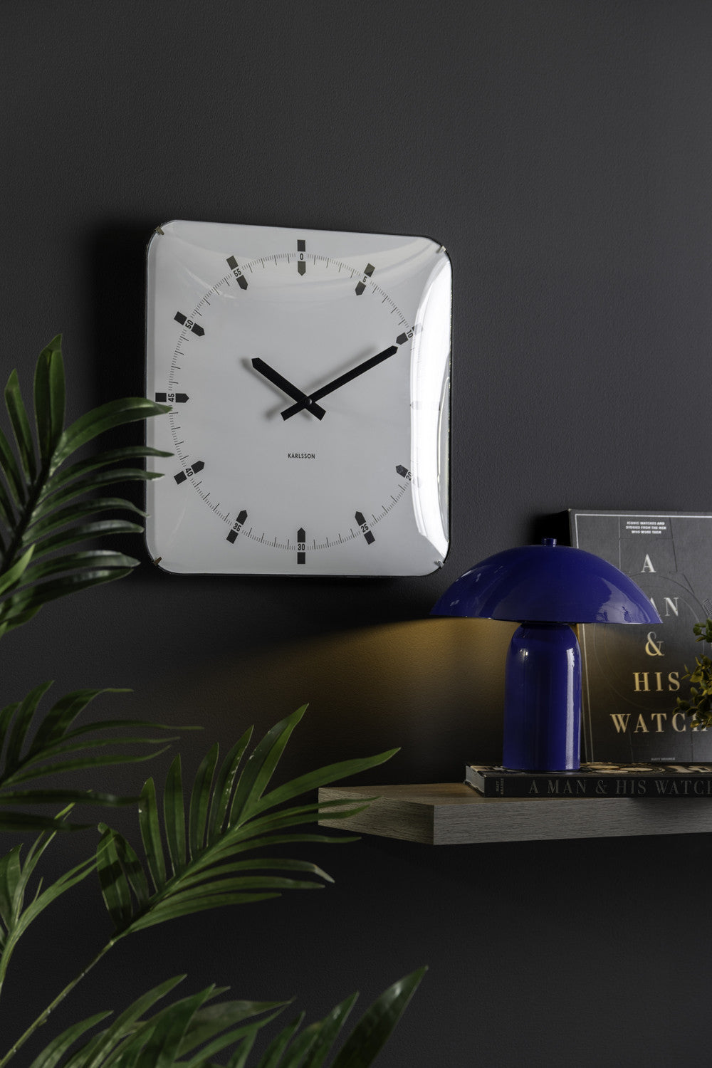 Wall Clock - Sucinto Dome Square