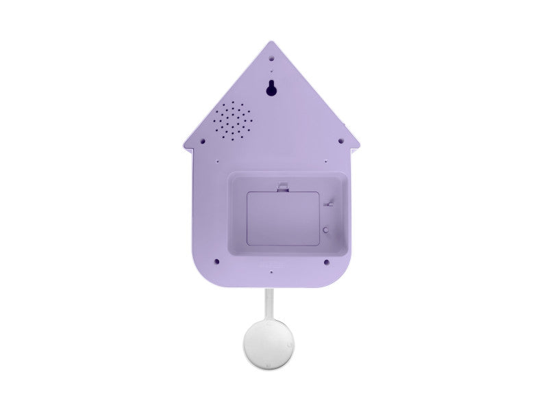 Cuckoo Dupla Colour Wall Clock - Soft Purple & Orange