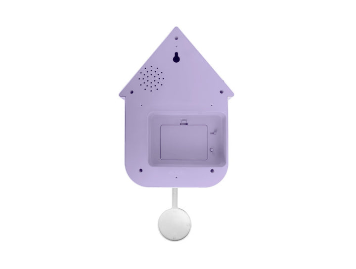 Cuckoo Dupla Colour Wall Clock - Soft Purple & Orange