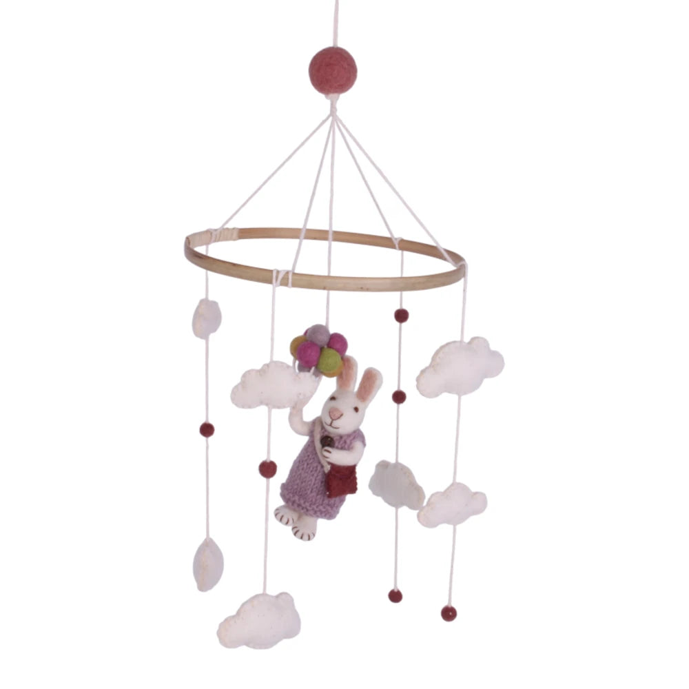 Bunny With Balloons Mobile