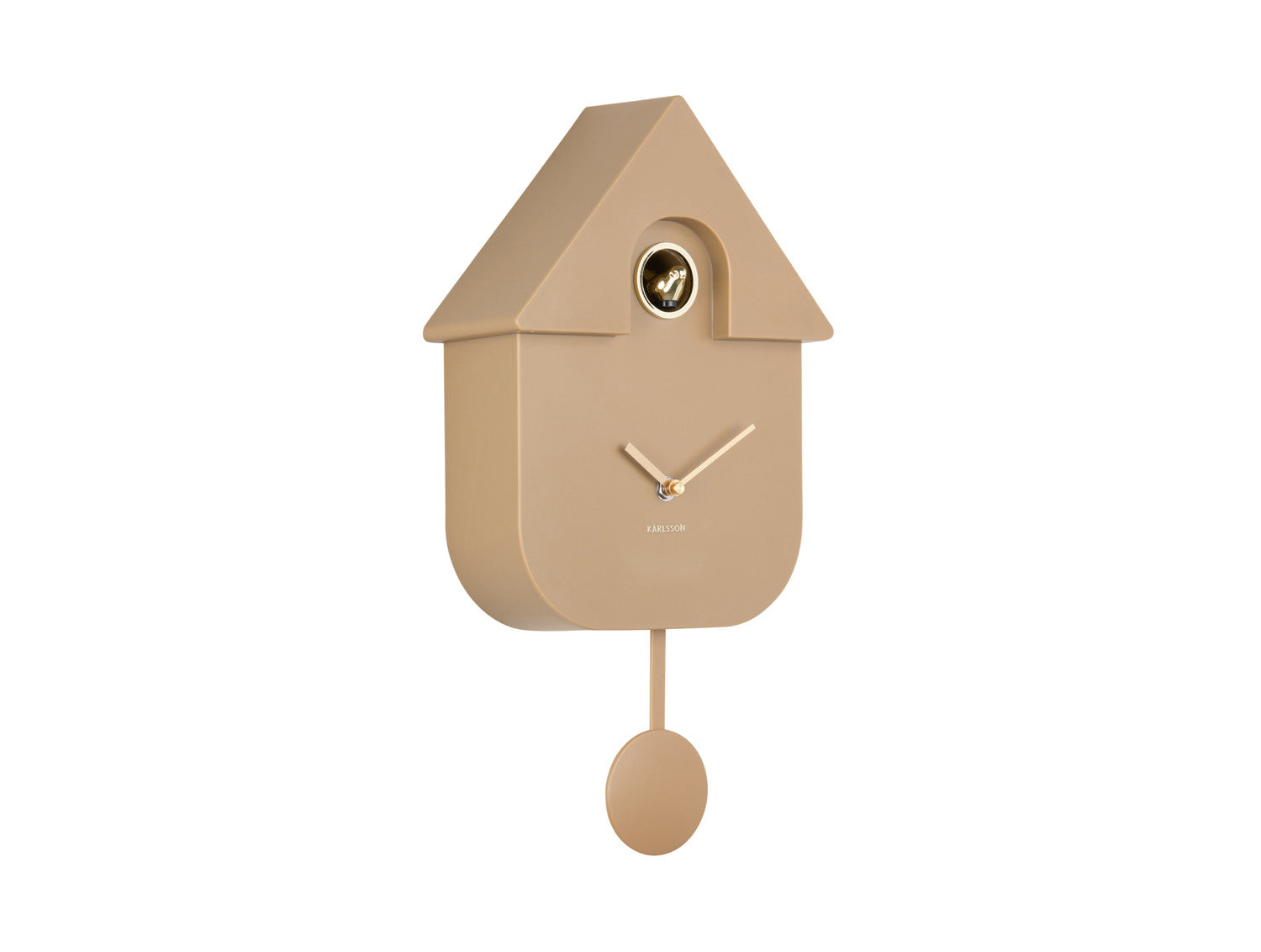Modern Cuckoo Wall Clock - Mocha