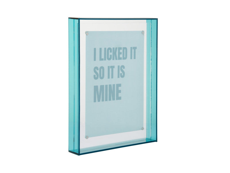 Photo Frame Gayo Large Acrylic - Turquoise blue