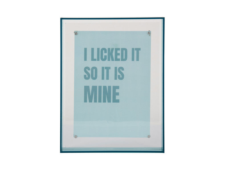 Photo Frame Gayo Large Acrylic - Turquoise blue