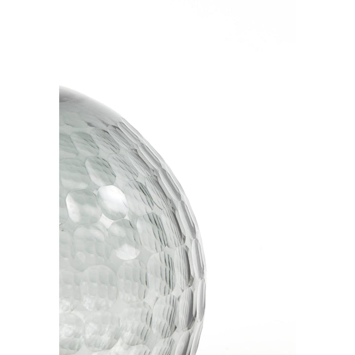 Smoked Glass Table Lamp Base - Medium