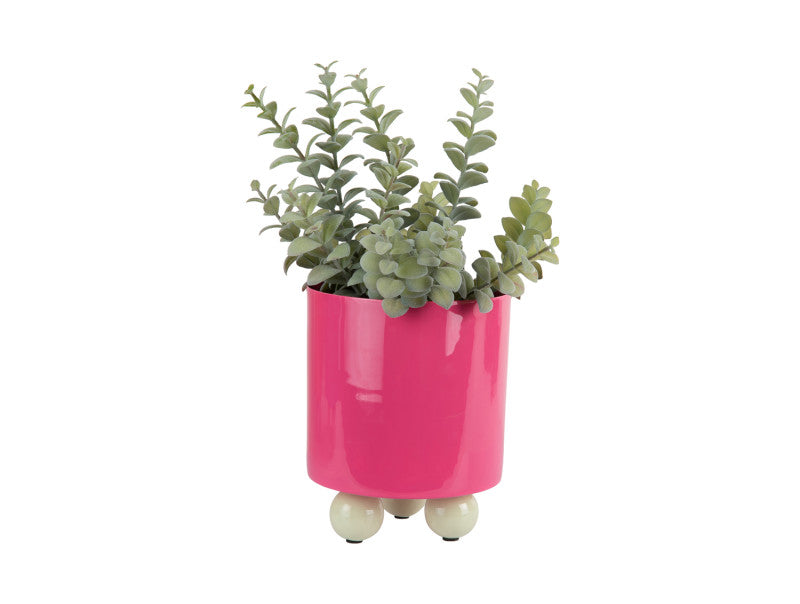 Plant Pot Double Funky - Small - Bright Pink