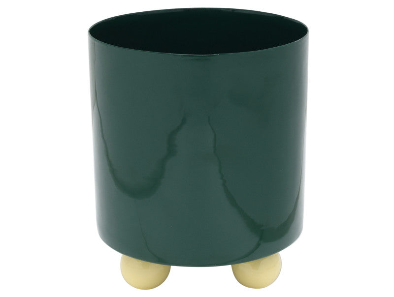 Plant Pot Double Funky - Medium - Retro Green
