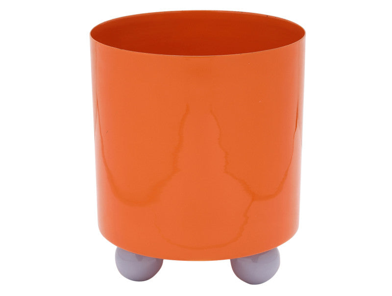 Plant Pot Double Funky - Medium - Bright Orange