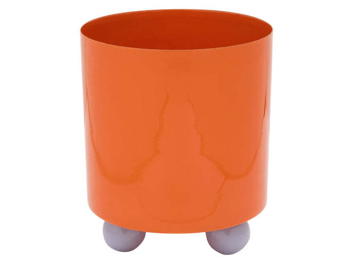 Plant Pot Double Funky - Medium - Bright Orange