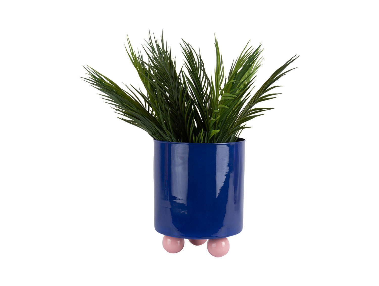 Plant Pot Double Funky - Large - Cobalt Blue