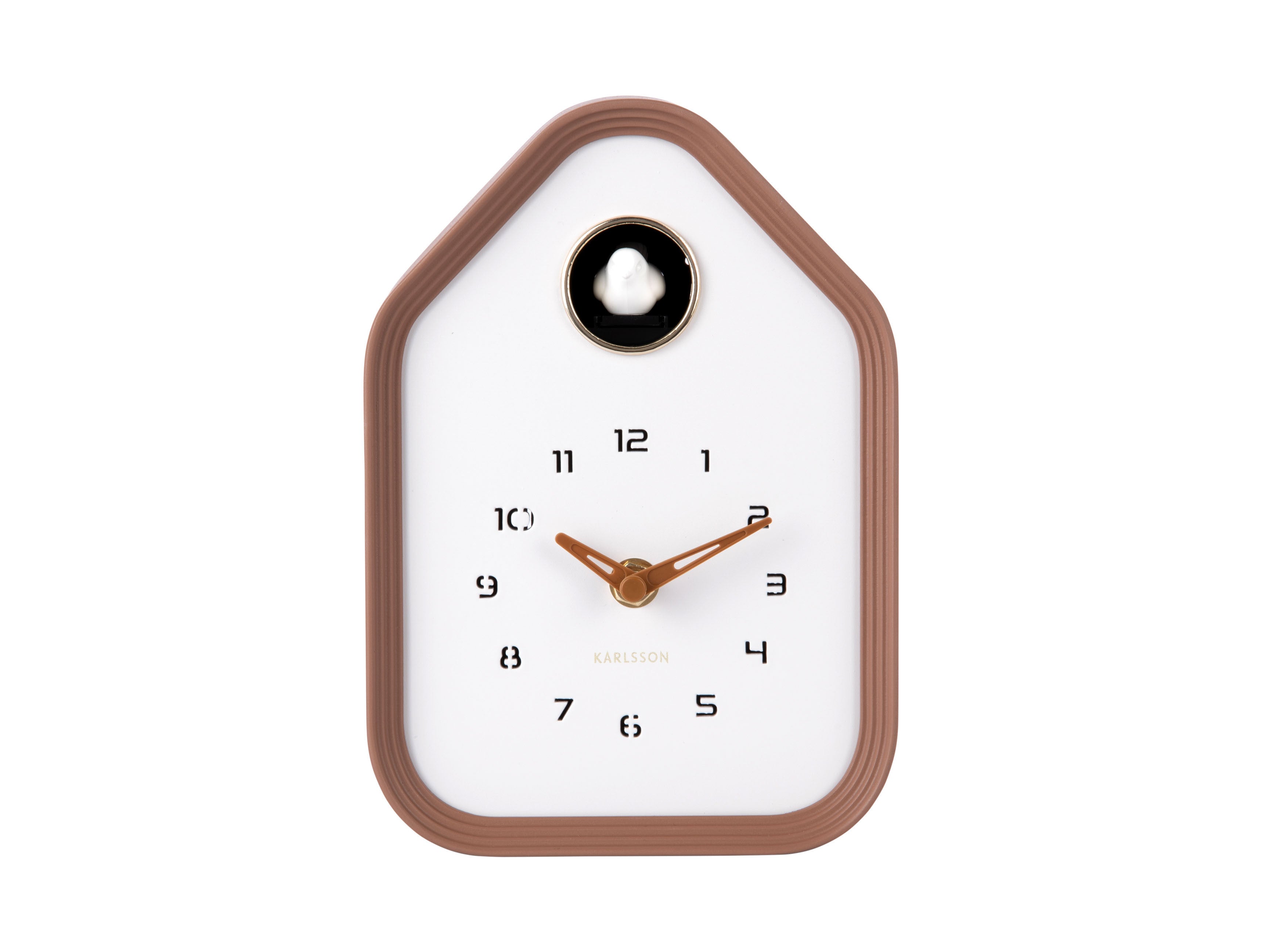 Reina Wall/Table Clock - Mocha Brown