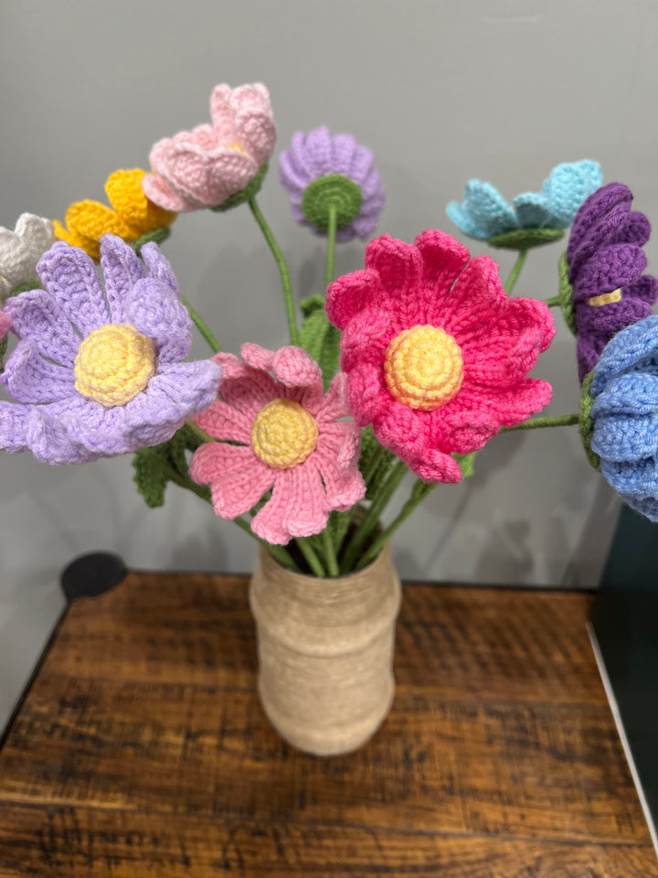 Single stem Crochet Daisy