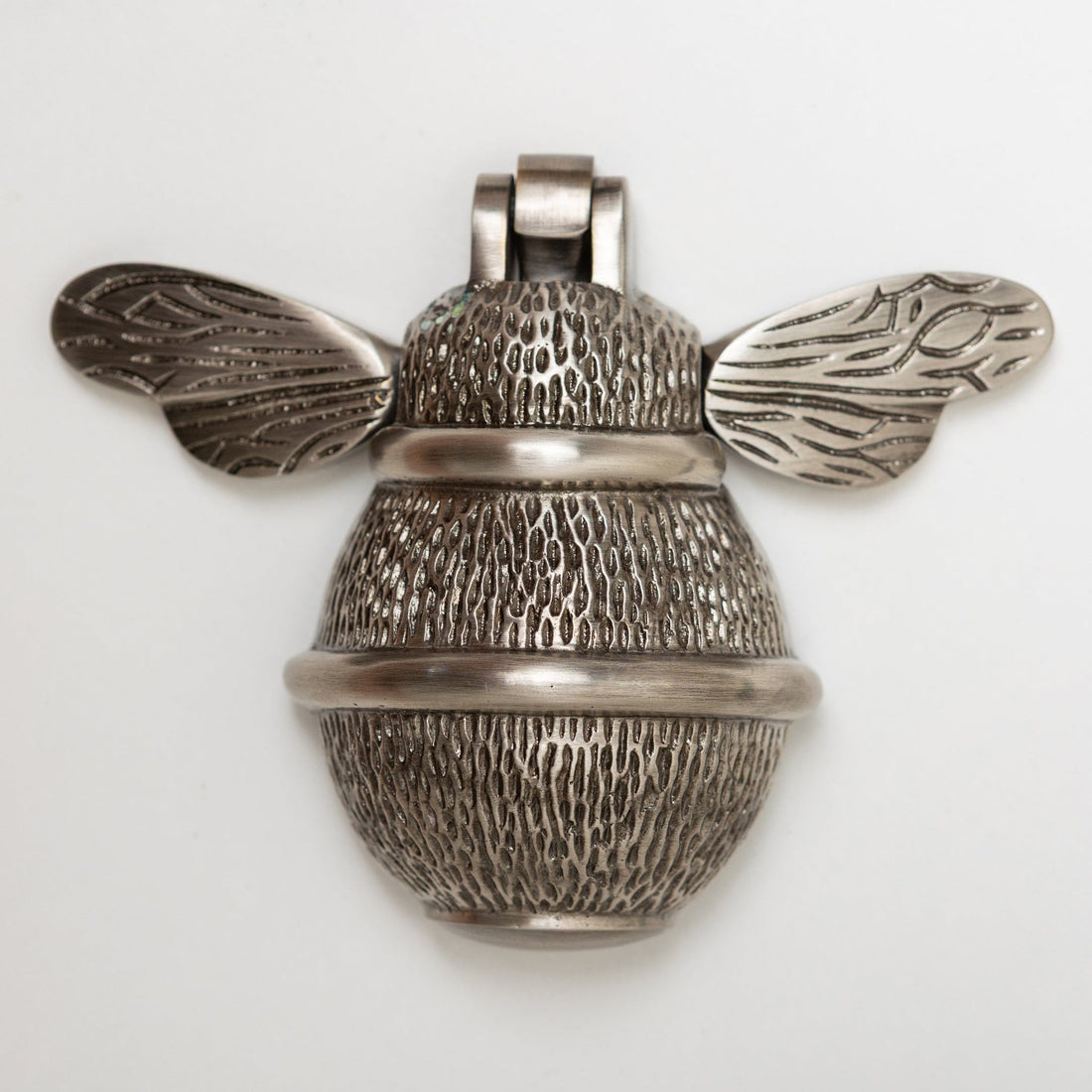 Brass Bee Door Knocker  - Pewter Finish