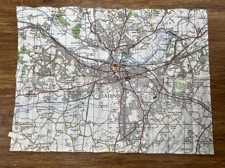 Vintage Map Tea Towel