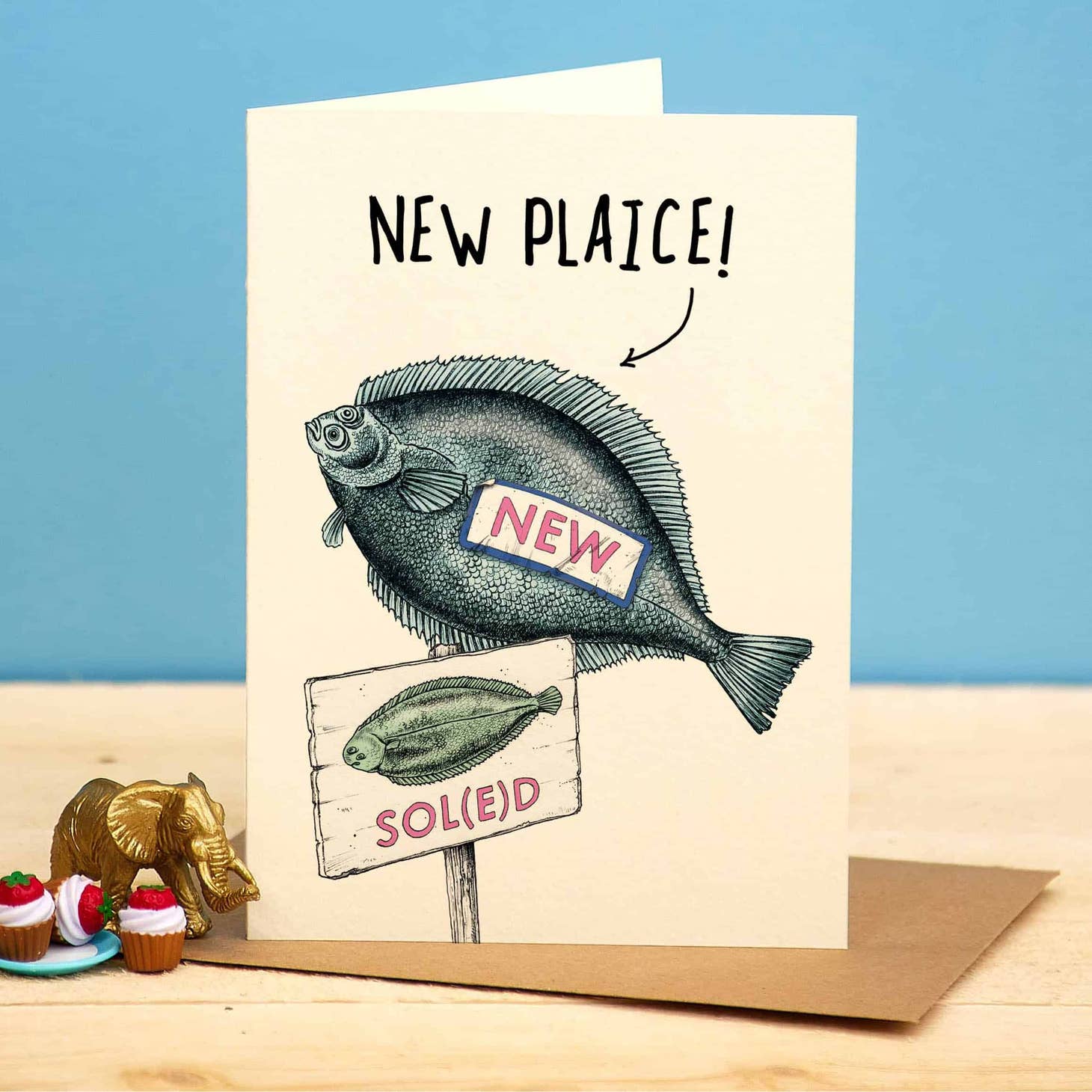 New Plaice New Home Card