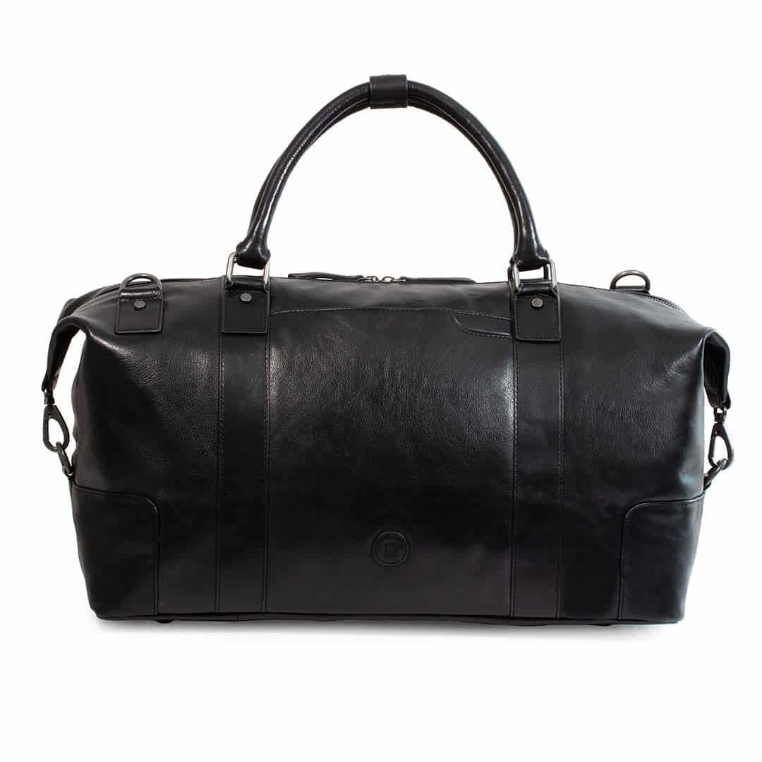 Large Full-Grain Leather Holdall Travel Bag - Orion