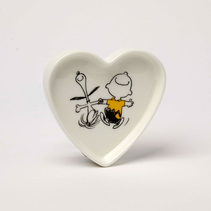 Snoopy Heart Shaped Trinket Dish - Dance