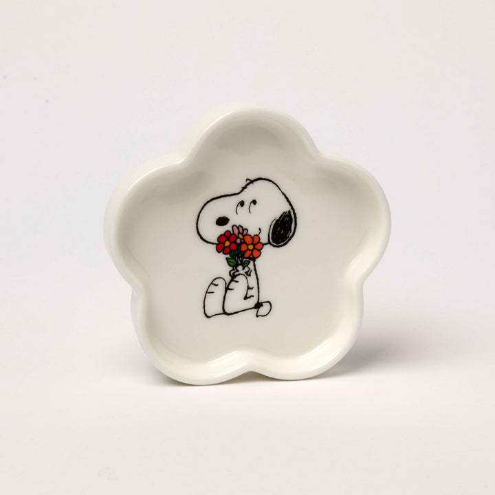 Snoopy Flower Shaped Trinket Dish - Flowers