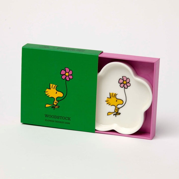 Snoopy Flower Shaped Trinket Dish - Woodstock