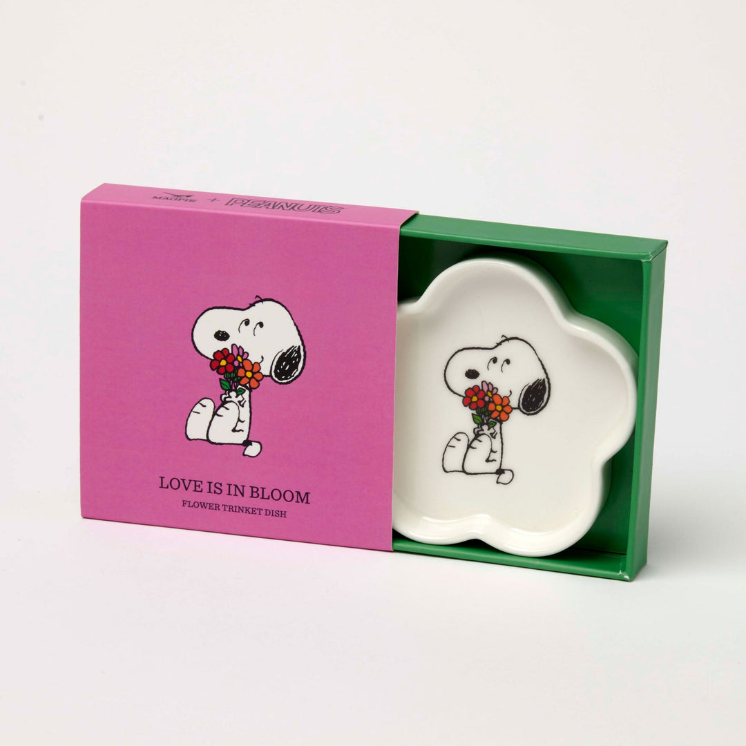 Snoopy Flower Shaped Trinket Dish - Flowers