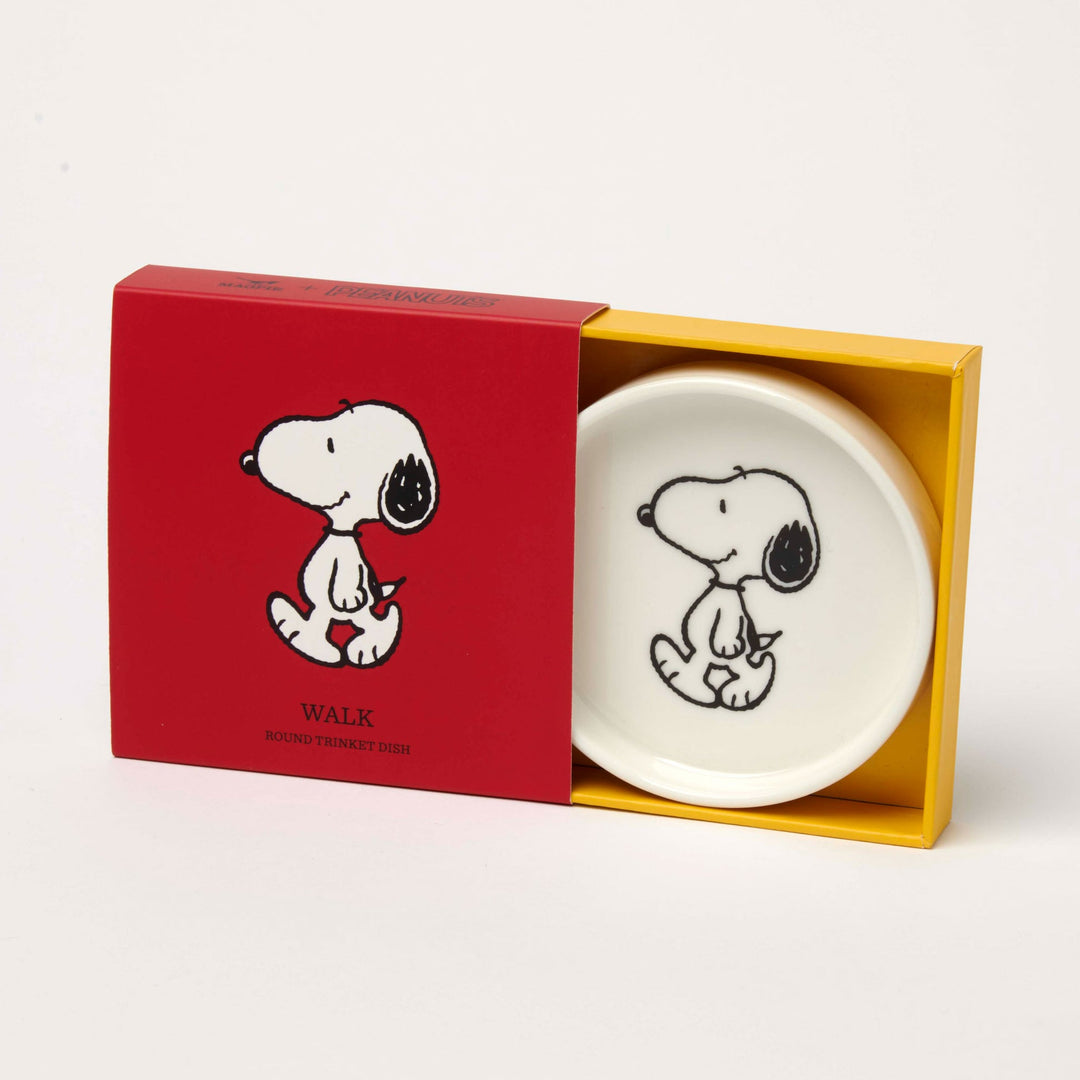 Snoopy Round Trinket Dish - Walk