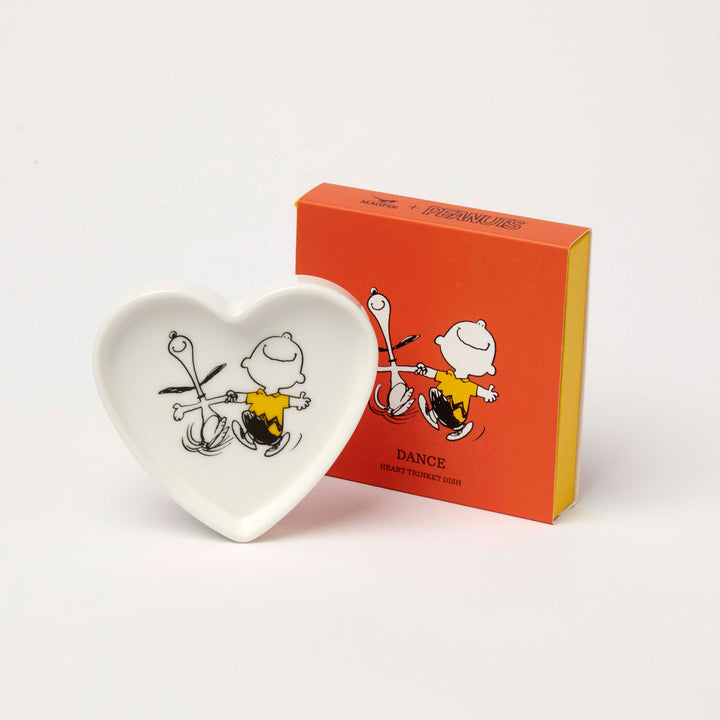 Snoopy Heart Shaped Trinket Dish - Dance