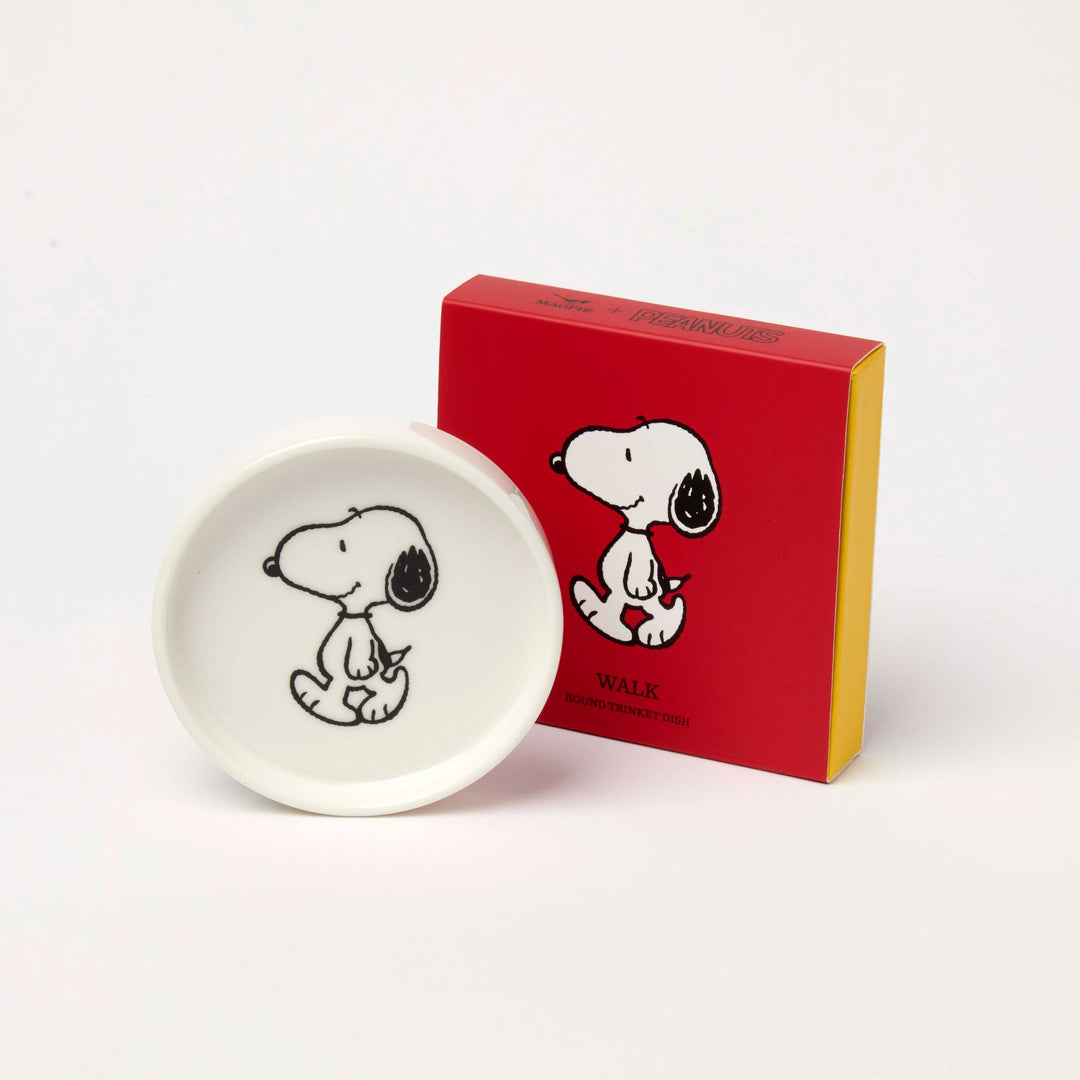 Snoopy Round Trinket Dish - Walk