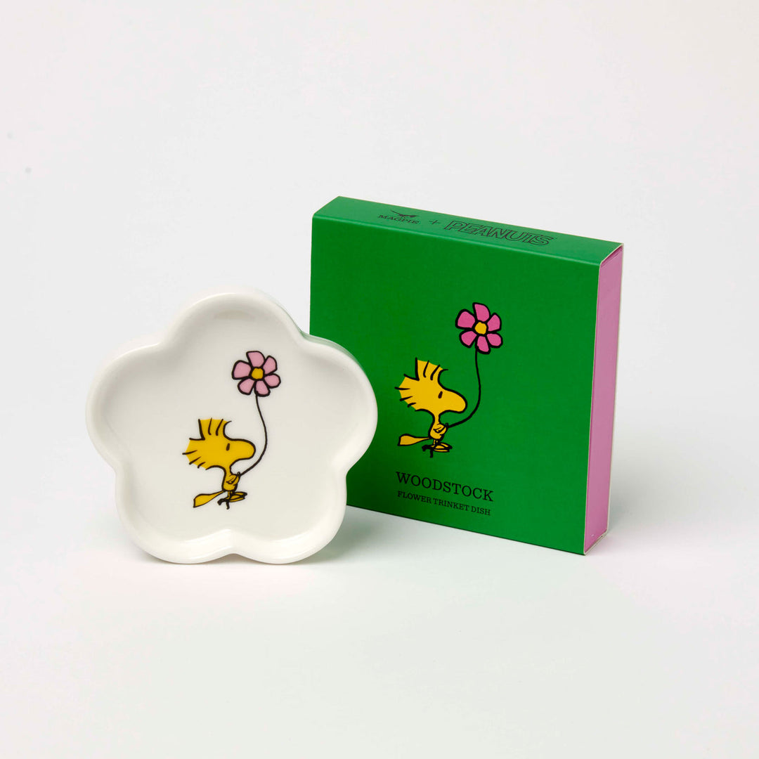 Snoopy Flower Shaped Trinket Dish - Woodstock