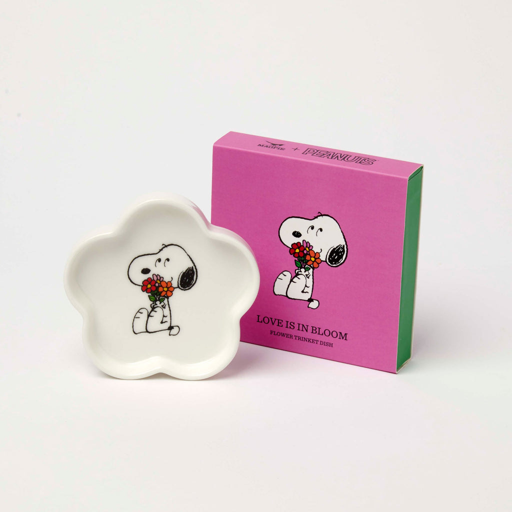 Snoopy Flower Shaped Trinket Dish - Flowers