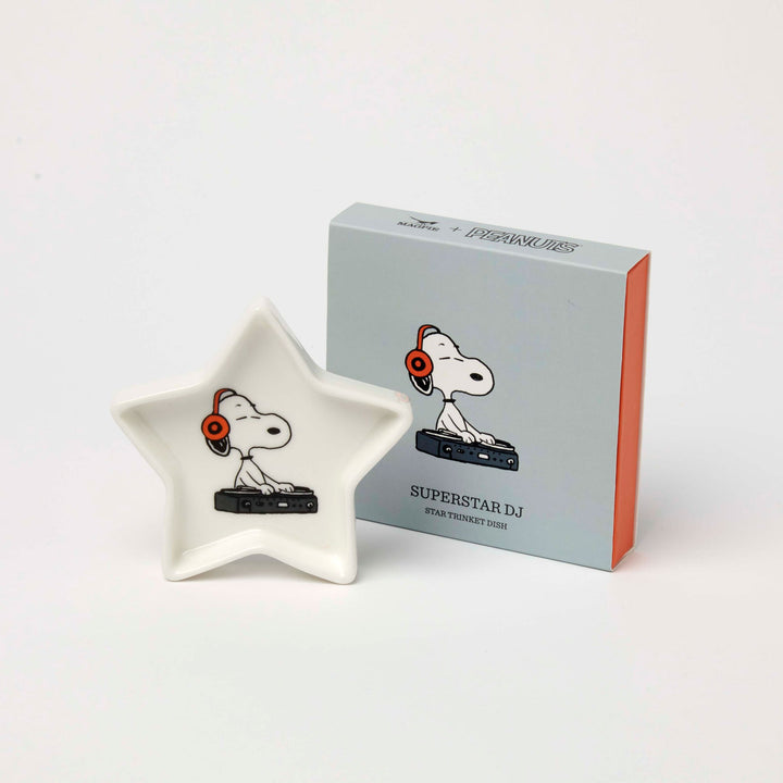 Snoopy Star Shaped Trinket Dish - Superstar DJ