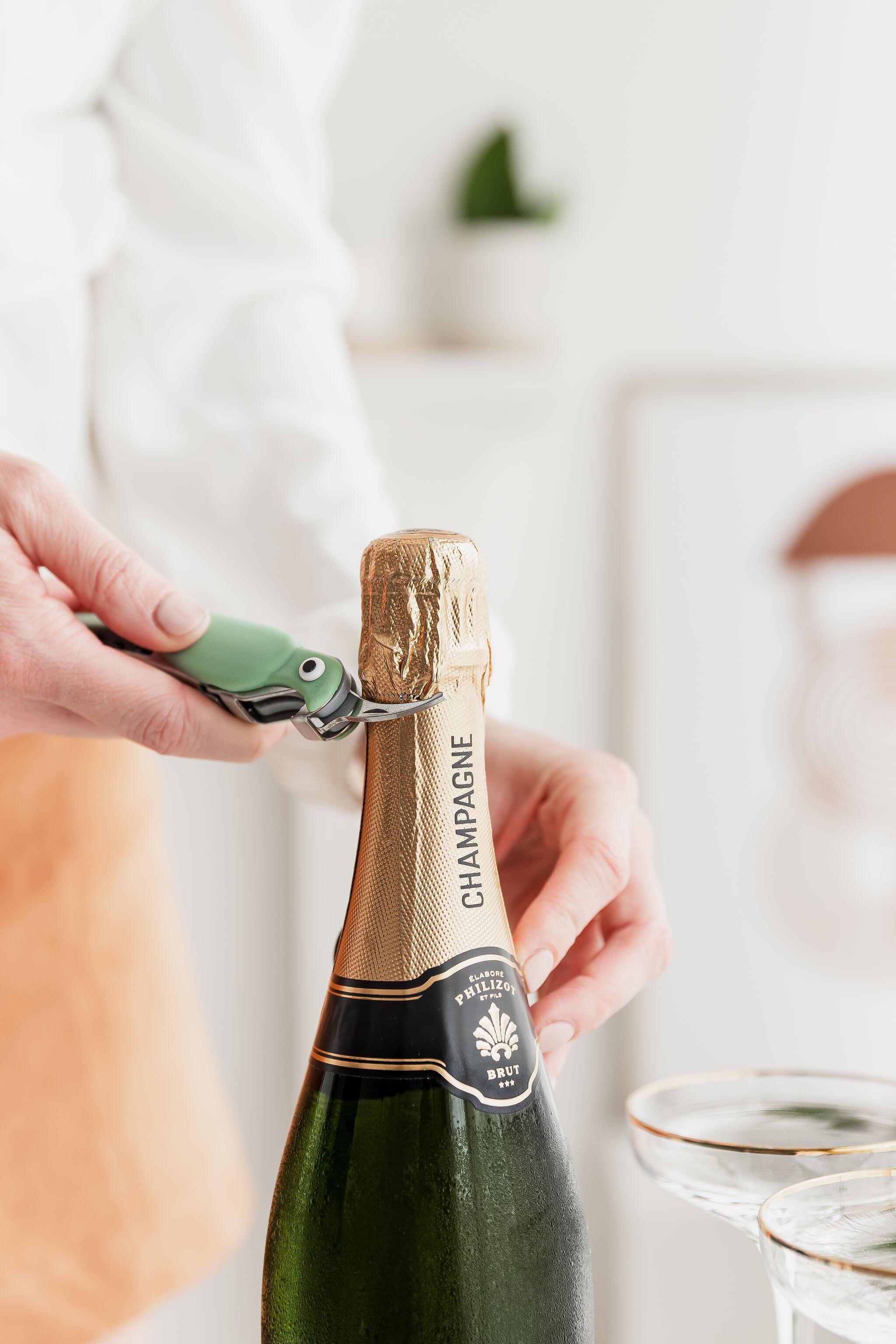 Waiter's Friend - Budgie Bottle Opener- Green