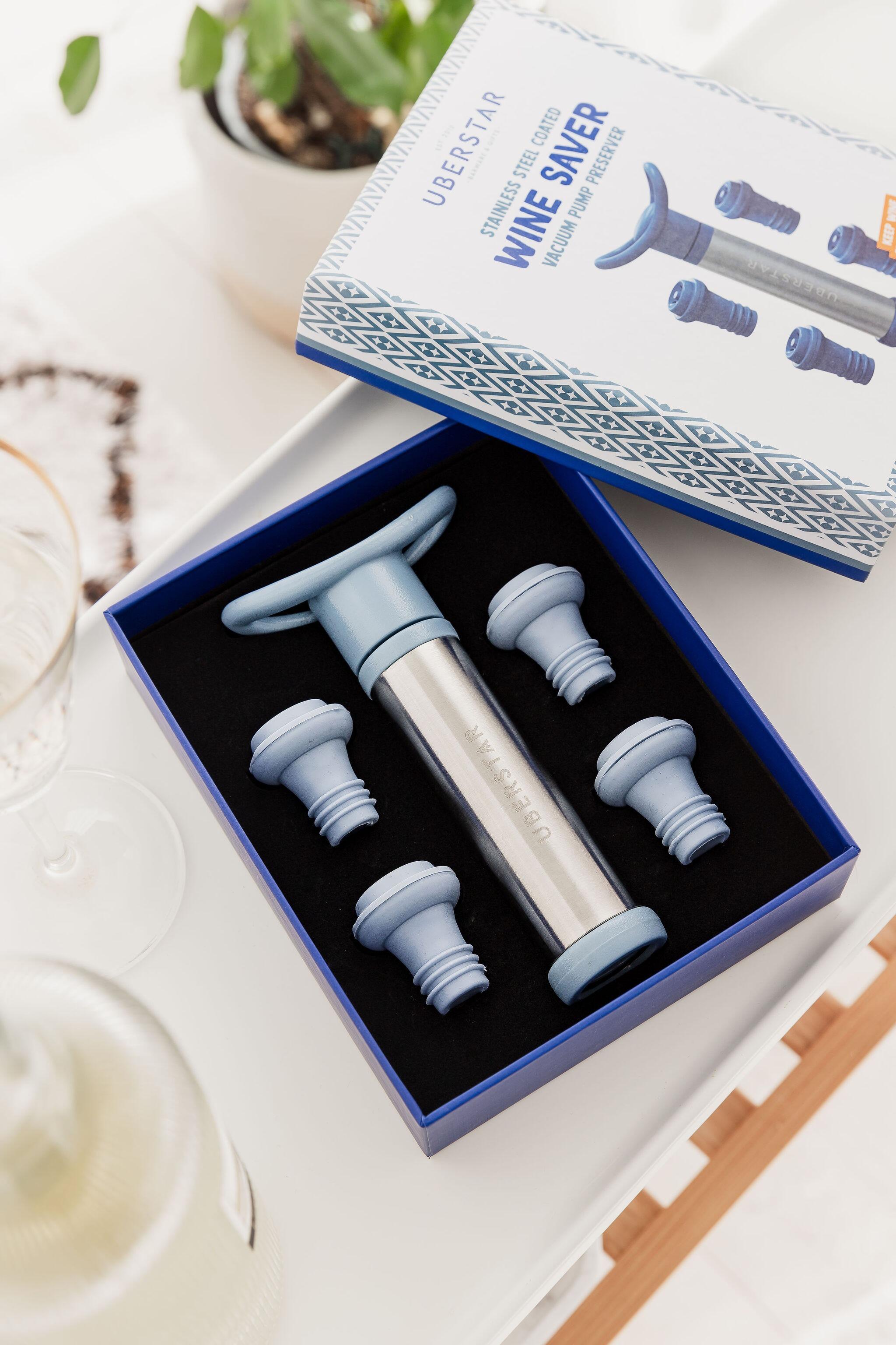 Wine Saver Vacuum Pump and Stopper Set