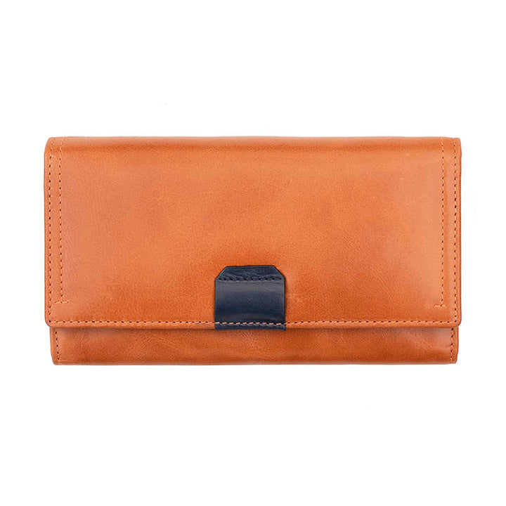 Orchard Matinee Leather Purse -Chestnut