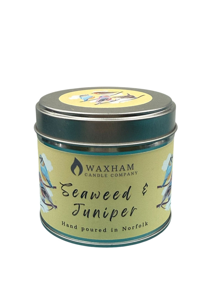 Candle In A Tin - Seaweed And Juniper