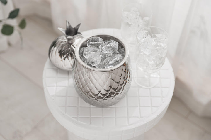 Pineapple Ice Bucket - Silver