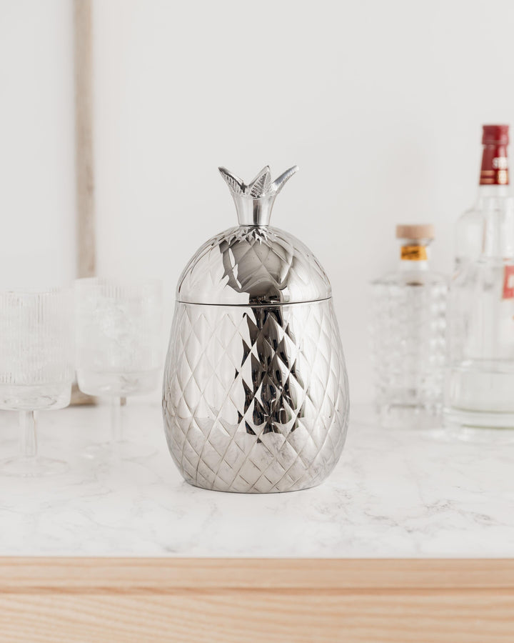 Pineapple Ice Bucket - Silver