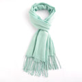 Block colour Pashmina - Mint