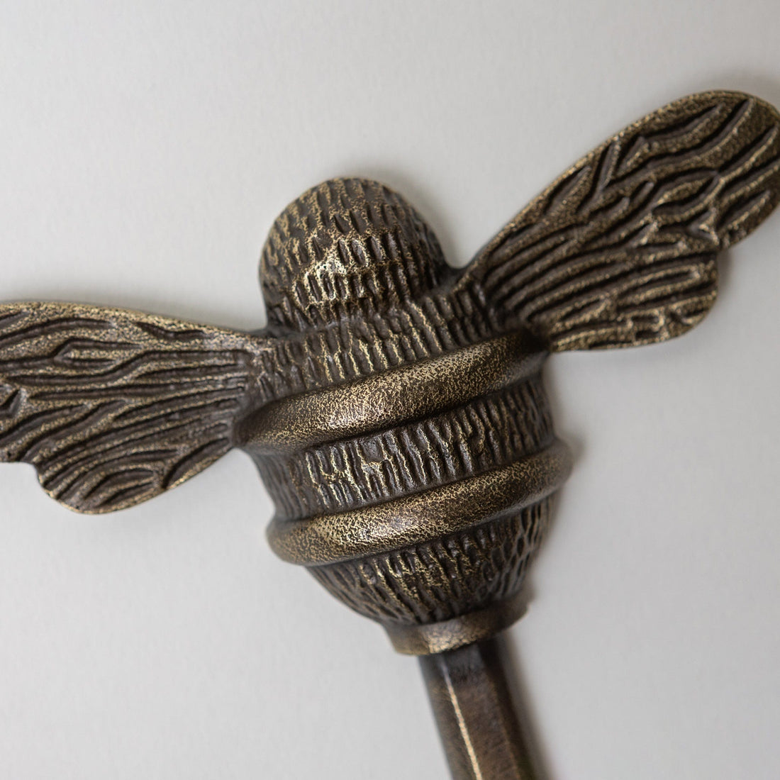 Brass Bee Coat Hook - Bronze Finish