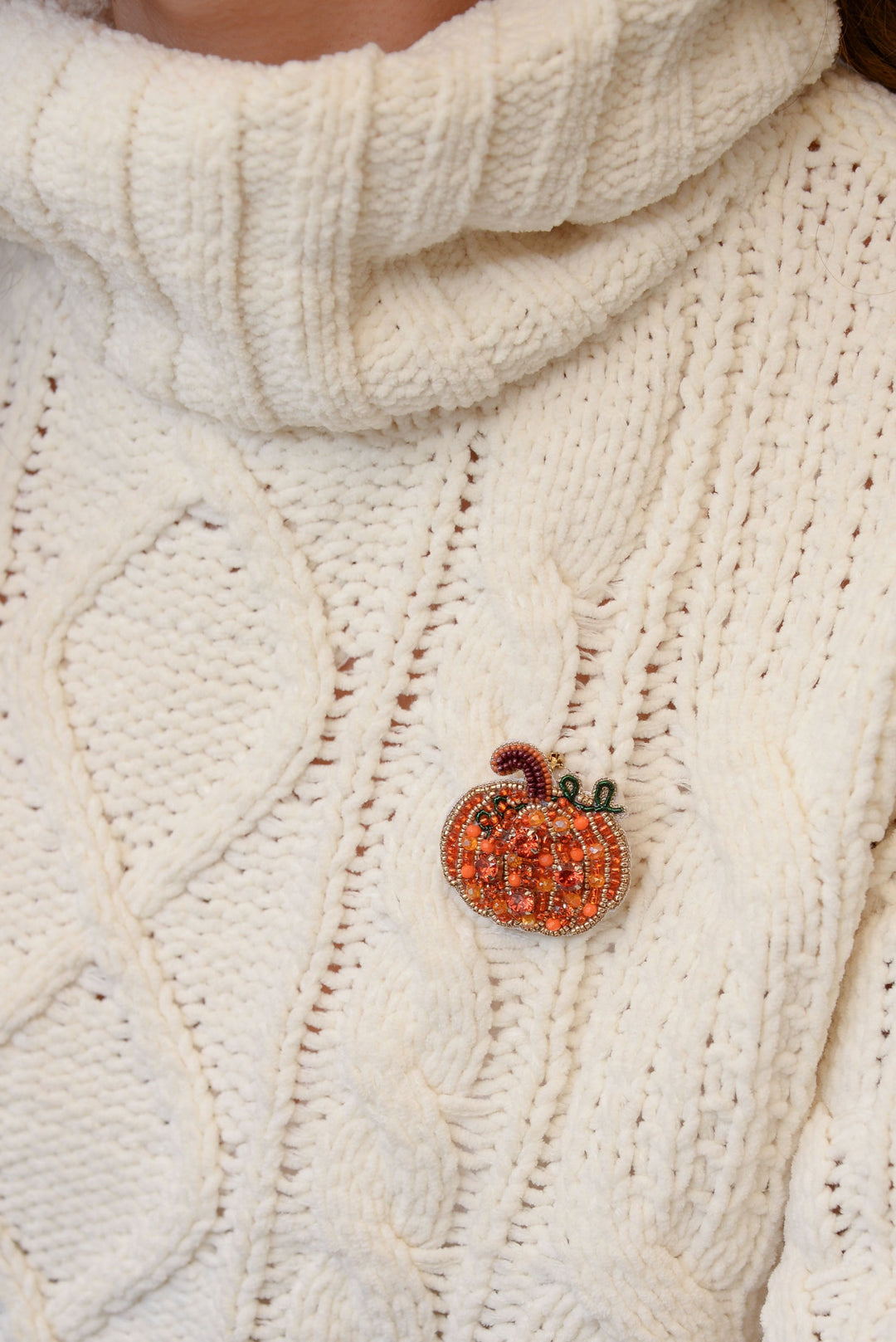 Pumpkin Brooch