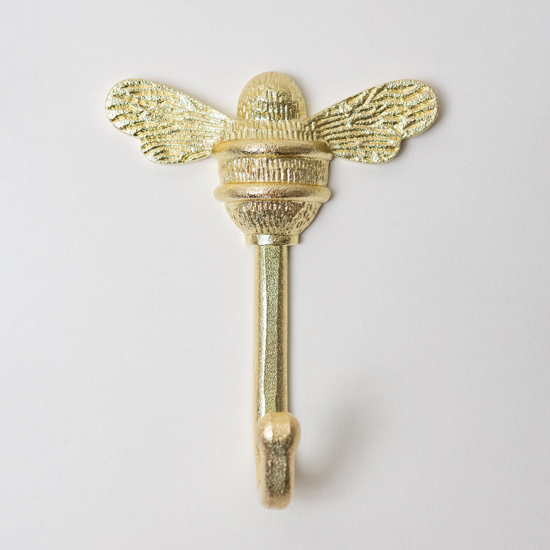 Brass Bee Coat Hook - Brass Finish