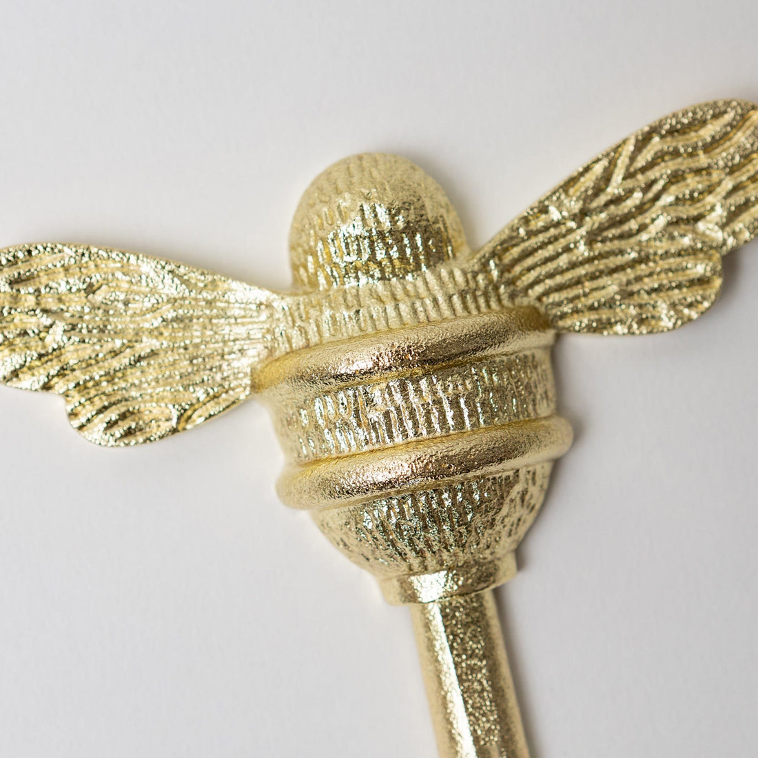 Brass Bee Coat Hook - Brass Finish