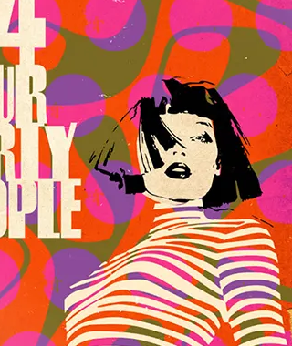 24 Hour Party People - A3 Music Poster Print