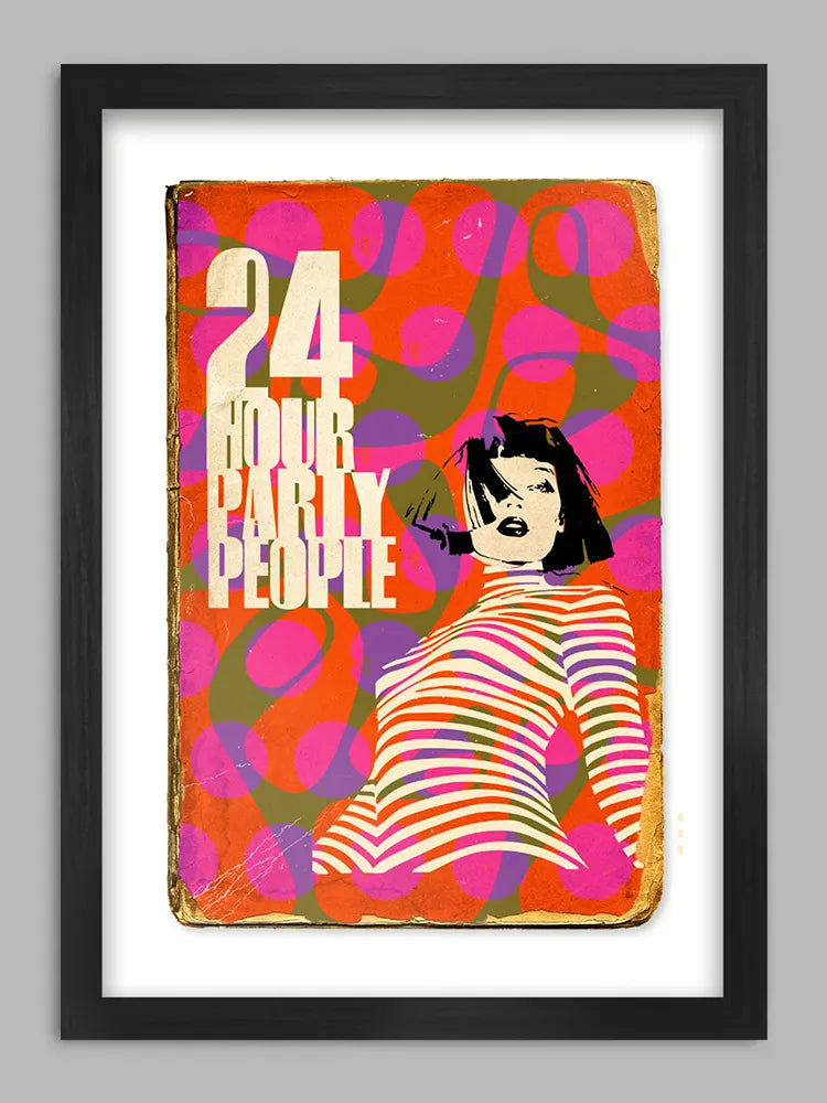 24 Hour Party People - A3 Music Poster Print