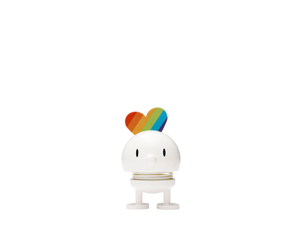 Hoptimist Rainbow White - S