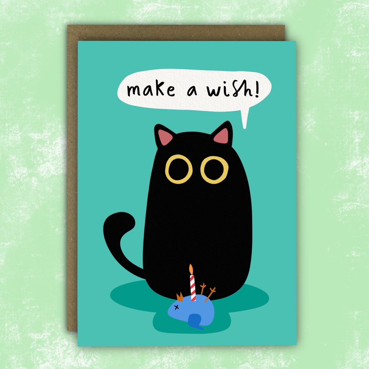 Make A Wish Sarcastic Cat