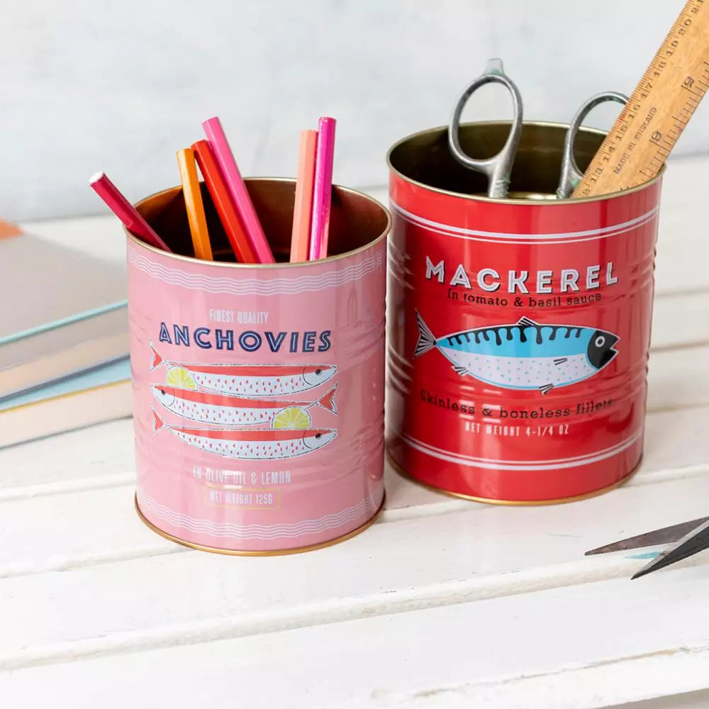 Medium Storage Tins (Set of 2) - Fish