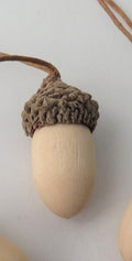 Mini acorn tree decorations