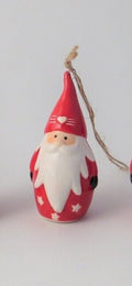 Santa with Stars Tree Decoration