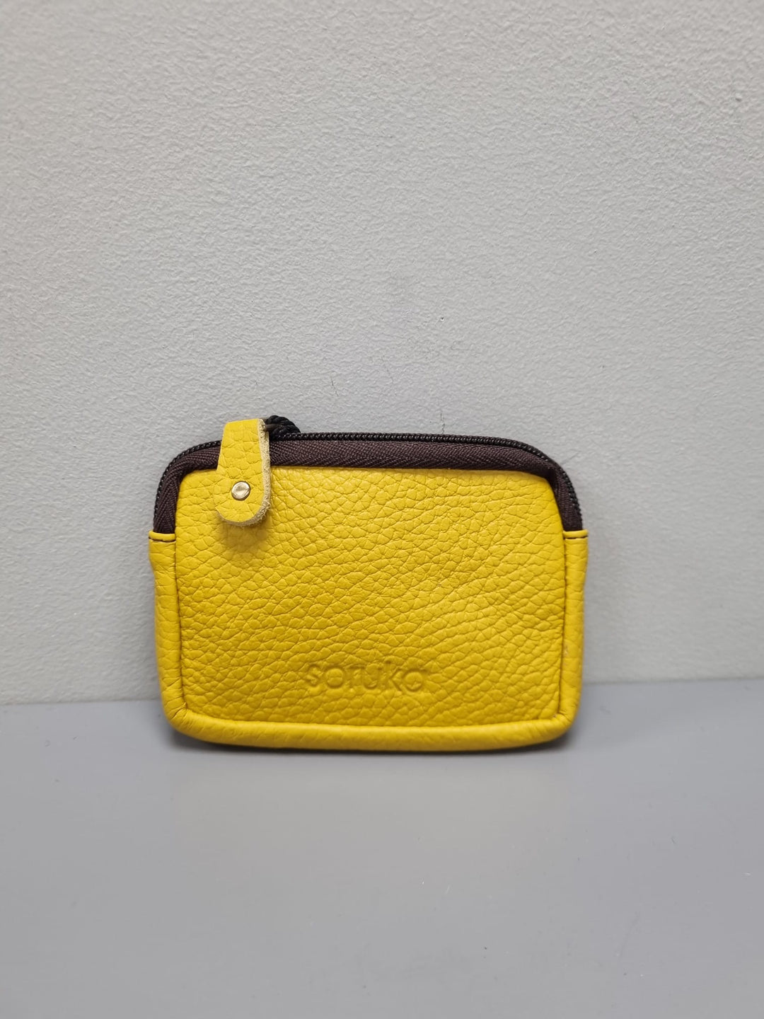 Kai Small Zipper Purse - Yellow