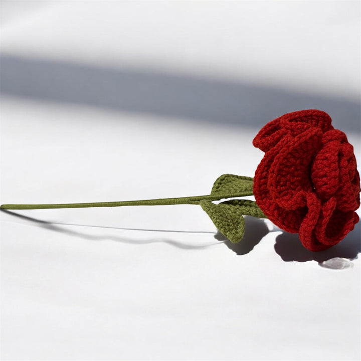 Single Crochet Rose Stem